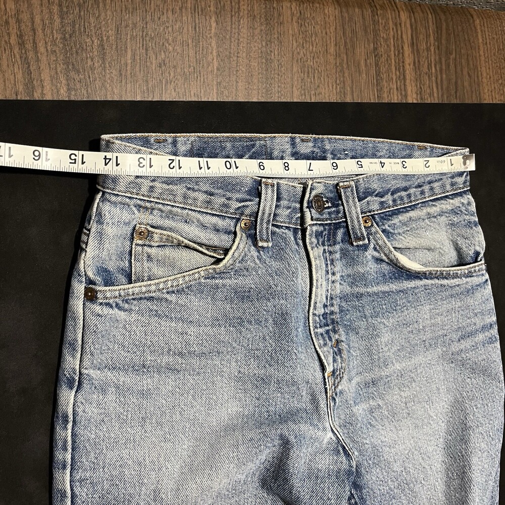 Vintage Levis 1970s Hippie Kurt Cobain Jeans 28x28 USA Woodstock Patchwork Levi - Picture 13 of 16